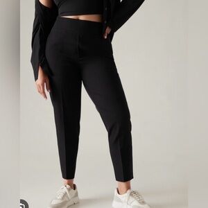 Athleta Endless Pantalon Black Ankle Pants Plus Size 24W